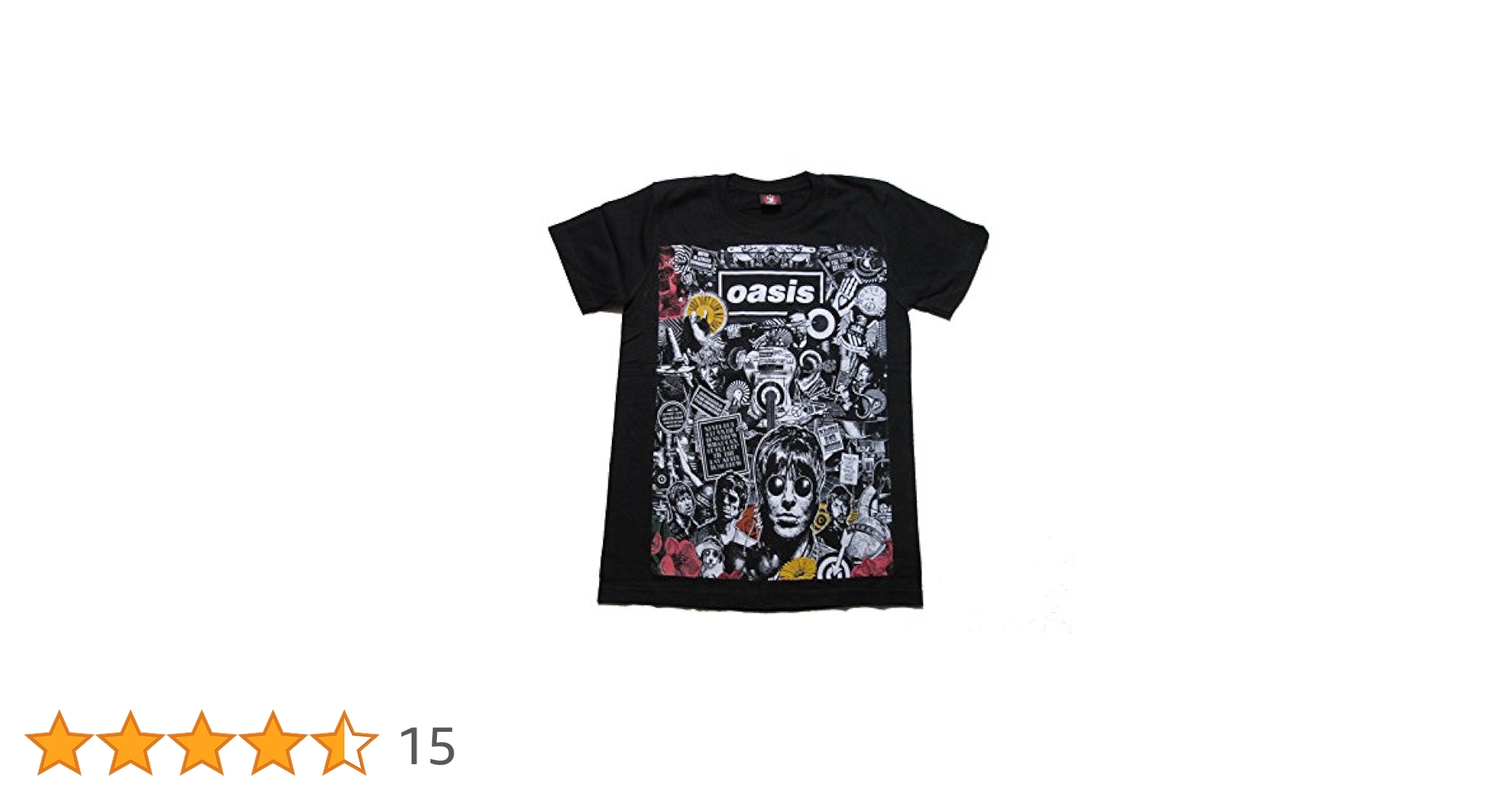 Amazon | [ホット ロック] オアシス OASIS Tシャツ 394 (M
